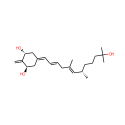 C=C1[C@H](O)CC(=C/C=C/C/C(C)=C/[C@@H](C)CCCC(C)(C)O)C[C@H]1O ZINC000040847536