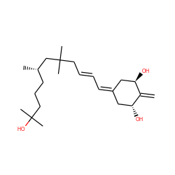 C=C1[C@H](O)CC(=C/C=C/CC(C)(C)C[C@@H](C)CCCC(C)(C)O)C[C@H]1O ZINC000043206734