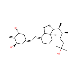 C=C1[C@H](O)CC(=C/C=C2\CCC[C@@]3(C)[C@H]2CC[C@@H]3[C@@H](C)[C@@H](C)CCC(C)(C)O)C[C@H]1O ZINC000072317231