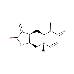 C=C1C(=O)O[C@@H]2C[C@@]3(C)C=CC(=O)C(=C)[C@@H]3C[C@H]12 ZINC000004098063