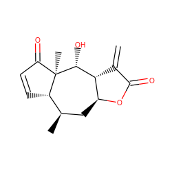 C=C1C(=O)O[C@H]2C[C@@H](C)[C@@H]3C=CC(=O)[C@@]3(C)[C@H](O)[C@H]12 ZINC000004098149