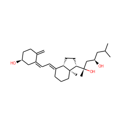 C=C1CC[C@H](O)C/C1=C/C=C1\CCC[C@]2(C)[C@@H]([C@@](C)(O)C[C@H](O)CC(C)C)CC[C@@H]12 ZINC000117451119