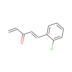 C=CC(=O)/C=C/c1ccccc1Cl ZINC000013676187