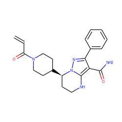 C=CC(=O)N1CCC([C@@H]2CCNc3c(C(N)=O)c(-c4ccccc4)nn32)CC1 ZINC001772602346