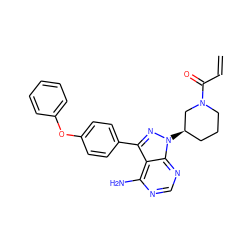 C=CC(=O)N1CCC[C@@H](n2nc(-c3ccc(Oc4ccccc4)cc3)c3c(N)ncnc32)C1 ZINC000035328014