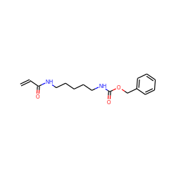 C=CC(=O)NCCCCCNC(=O)OCc1ccccc1 ZINC000095558885