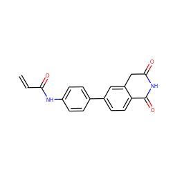 C=CC(=O)Nc1ccc(-c2ccc3c(c2)CC(=O)NC3=O)cc1 ZINC000653704589