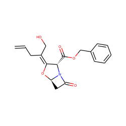 C=CC/C(CO)=C1\O[C@@H]2CC(=O)N2[C@H]1C(=O)OCc1ccccc1 ZINC000205377400