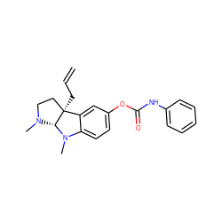 C=CC[C@@]12CCN(C)[C@H]1N(C)c1ccc(OC(=O)Nc3ccccc3)cc12 ZINC000084687930