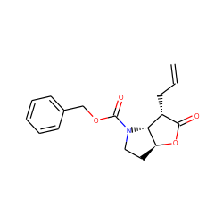 C=CC[C@@H]1C(=O)O[C@H]2CCN(C(=O)OCc3ccccc3)[C@@H]21 ZINC000013781259