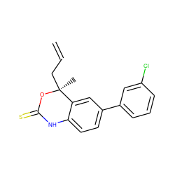 C=CC[C@]1(C)OC(=S)Nc2ccc(-c3cccc(Cl)c3)cc21 ZINC000013488870