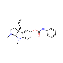 C=CC[C@]12CCN(C)[C@@H]1N(C)c1ccc(OC(=O)Nc3ccccc3)cc12 ZINC000084690469