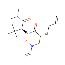 C=CCC[C@H](CN(O)C=O)C(=O)N[C@H](C(=O)N(C)C)C(C)(C)C ZINC000013537010