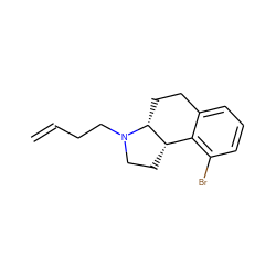 C=CCCN1CC[C@H]2c3c(Br)cccc3CC[C@H]21 ZINC000013740508