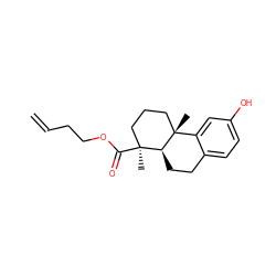 C=CCCOC(=O)[C@@]1(C)CCC[C@]2(C)c3cc(O)ccc3CC[C@@H]12 ZINC000028526611