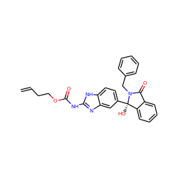 C=CCCOC(=O)Nc1nc2cc([C@]3(O)c4ccccc4C(=O)N3Cc3ccccc3)ccc2[nH]1 ZINC000035902899