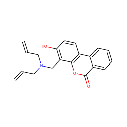 C=CCN(CC=C)Cc1c(O)ccc2c1oc(=O)c1ccccc12 ZINC000000142641