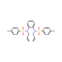 C=CCN(c1ccccc1N(CC=C)S(=O)(=O)c1ccc(C)cc1)S(=O)(=O)c1ccc(C)cc1 ZINC000002573080