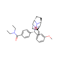 C=CCN1[C@H]2CC[C@H]1[C@H]1CC[C@H]2N1[C@@H](c1ccc(C(=O)N(CC)CC)cc1)c1cccc(OC)c1 ZINC000103149550