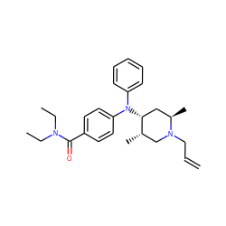 C=CCN1C[C@H](C)[C@H](N(c2ccccc2)c2ccc(C(=O)N(CC)CC)cc2)C[C@H]1C ZINC000013862287