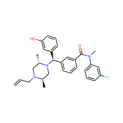 C=CCN1C[C@H](C)N([C@@H](c2cccc(O)c2)c2cccc(C(=O)N(C)c3cccc(F)c3)c2)C[C@H]1C ZINC000022444780