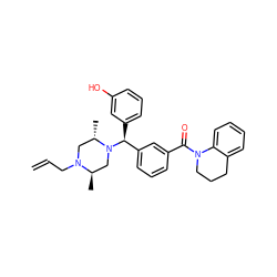 C=CCN1C[C@H](C)N([C@@H](c2cccc(O)c2)c2cccc(C(=O)N3CCCc4ccccc43)c2)C[C@H]1C ZINC000022928121