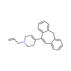 C=CCN1CC=C(C2=Cc3ccccc3Cc3ccccc32)CC1 ZINC000013740499