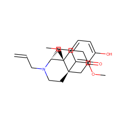 C=CCN1CC[C@@]23CC(=O)CC[C@@]2(OC)[C@H]1Cc1ccc(O)c(OC)c13 ZINC000253859982