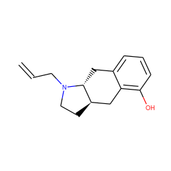 C=CCN1CC[C@@H]2Cc3c(O)cccc3C[C@H]21 ZINC000013826580