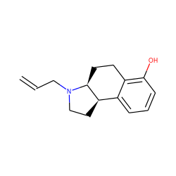 C=CCN1CC[C@@H]2c3cccc(O)c3CC[C@@H]21 ZINC000013826521