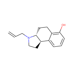 C=CCN1CC[C@@H]2c3cccc(O)c3CC[C@H]21 ZINC000013826519