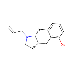 C=CCN1CC[C@H]2Cc3c(O)cccc3C[C@H]21 ZINC000013826577