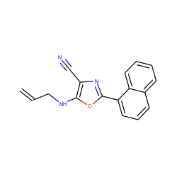 C=CCNc1oc(-c2cccc3ccccc23)nc1C#N ZINC000002417921