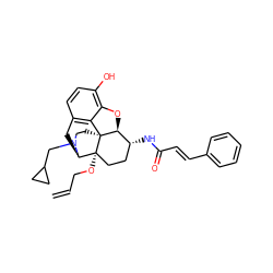 C=CCO[C@@]12CC[C@@H](NC(=O)/C=C/c3ccccc3)[C@@H]3Oc4c(O)ccc5c4[C@@]31CCN(CC1CC1)[C@@H]2C5 ZINC000044418190