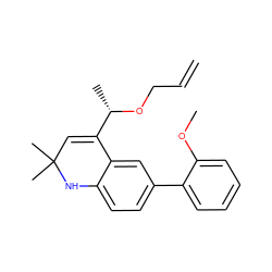 C=CCO[C@@H](C)C1=CC(C)(C)Nc2ccc(-c3ccccc3OC)cc21 ZINC000003942300