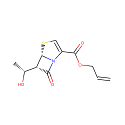 C=CCOC(=O)C1=CS[C@H]2[C@@H]([C@@H](C)O)C(=O)N12 ZINC000027518785