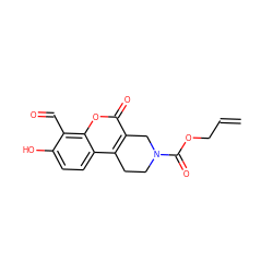 C=CCOC(=O)N1CCc2c(c(=O)oc3c(C=O)c(O)ccc23)C1 ZINC000169347626