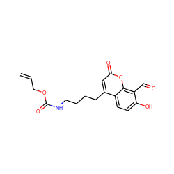 C=CCOC(=O)NCCCCc1cc(=O)oc2c(C=O)c(O)ccc12 ZINC000169348337