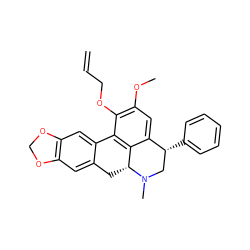 C=CCOc1c(OC)cc2c3c1-c1cc4c(cc1C[C@H]3N(C)C[C@H]2c1ccccc1)OCO4 ZINC000473083676