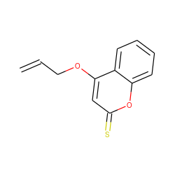 C=CCOc1cc(=S)oc2ccccc12 ZINC000073315346