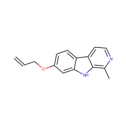 C=CCOc1ccc2c(c1)[nH]c1c(C)nccc12 ZINC000066252192