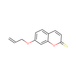 C=CCOc1ccc2ccc(=S)oc2c1 ZINC000073294621