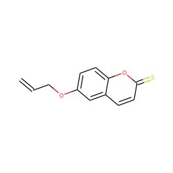 C=CCOc1ccc2oc(=S)ccc2c1 ZINC000073310487