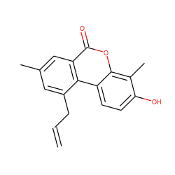 C=CCc1cc(C)cc2c(=O)oc3c(C)c(O)ccc3c12 ZINC000028571130