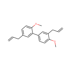 C=CCc1ccc(OC)c(-c2ccc(OC)c(CC=C)c2)c1 ZINC000001566148