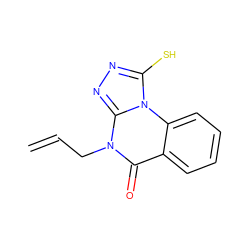 C=CCn1c(=O)c2ccccc2n2c(S)nnc12 ZINC000006054423