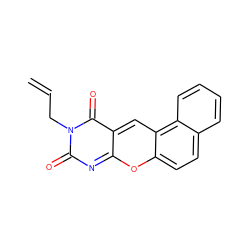 C=CCn1c(=O)nc2oc3ccc4ccccc4c3cc-2c1=O ZINC000095552296