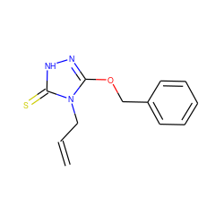 C=CCn1c(OCc2ccccc2)n[nH]c1=S ZINC000006492917