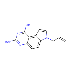 C=CCn1ccc2c3c(N)nc(N)nc3ccc21 ZINC000045192024