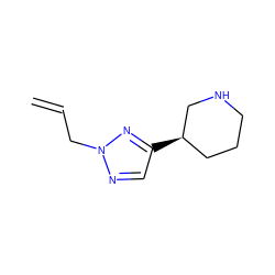 C=CCn1ncc([C@@H]2CCCNC2)n1 ZINC000013739834